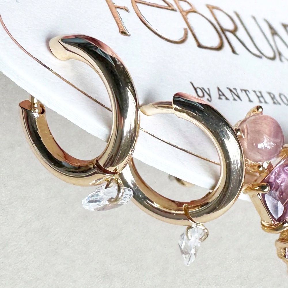 Anthropologie February Earring Set, 4 Pairs - Picture 9 of 15